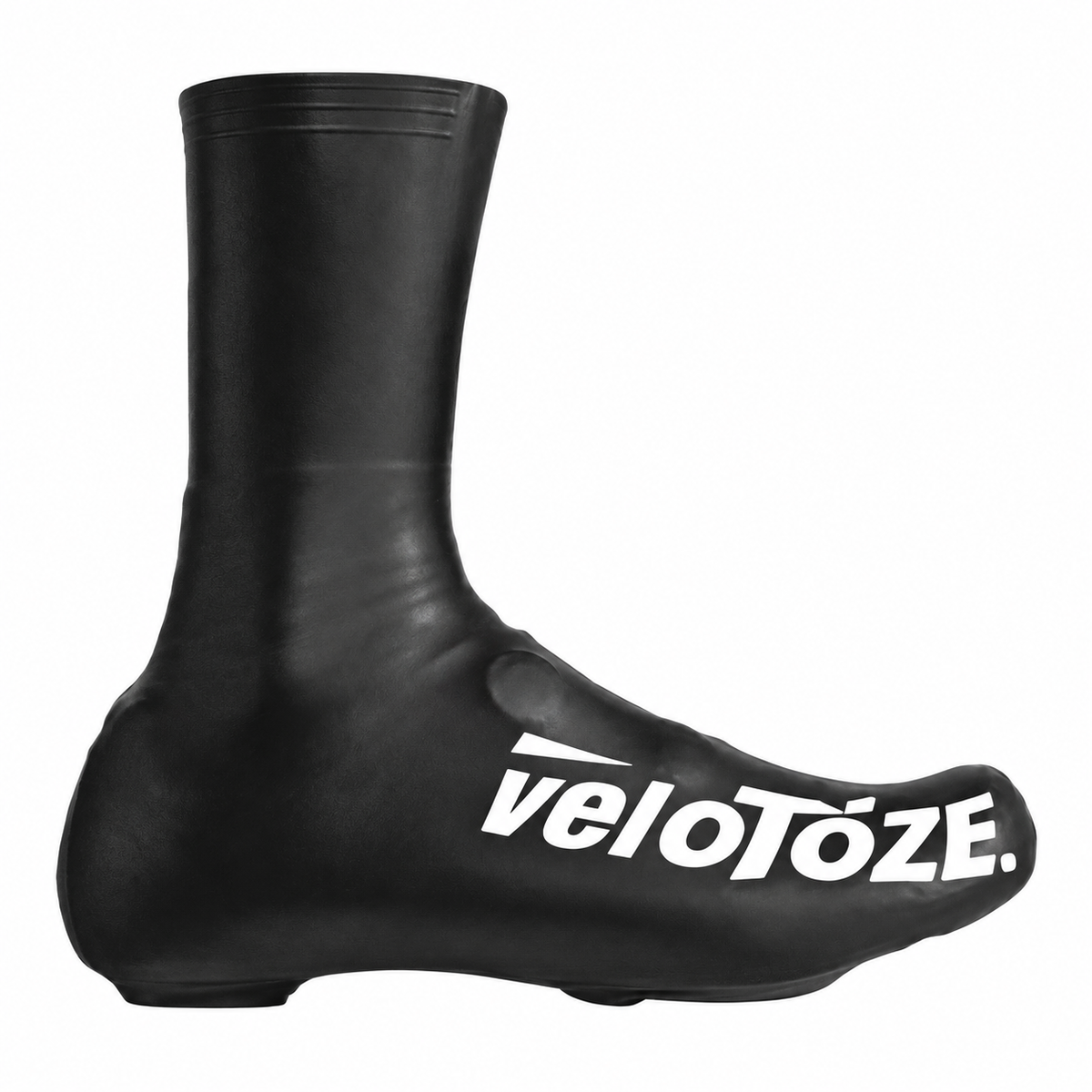 veloToze Tall 2.0 – Black Cycling Shoe Covers