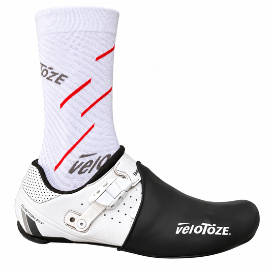 veloToze Silicone Toe Covers - Black