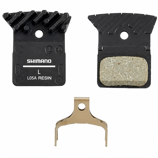 Shimano L05A-RF – Disc Brake Pads (Resin, with Cooling Fins)