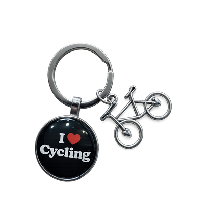 Keychain I Love Bikes