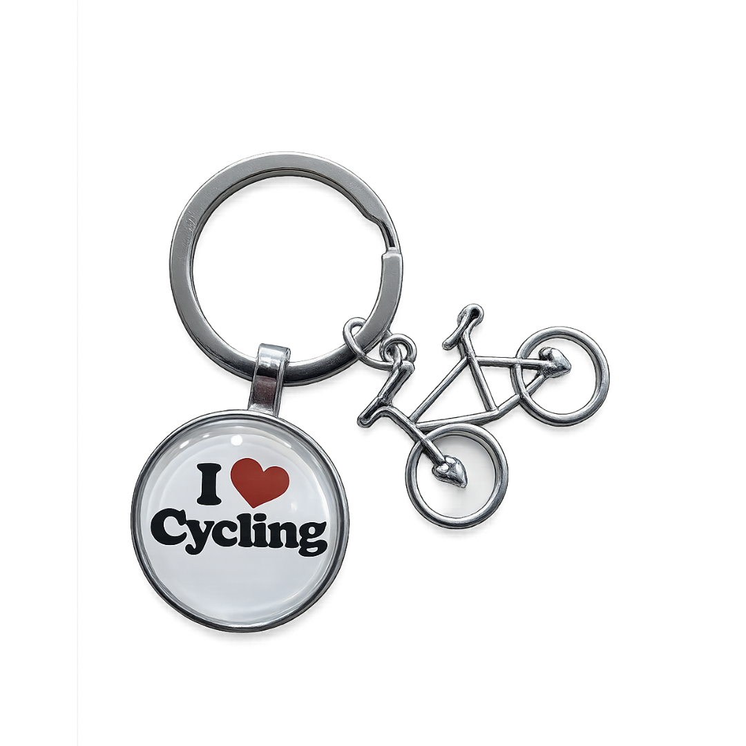 Keychain I Love Bikes
