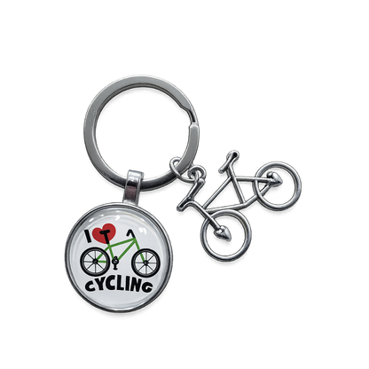 Keychain I Love Bikes