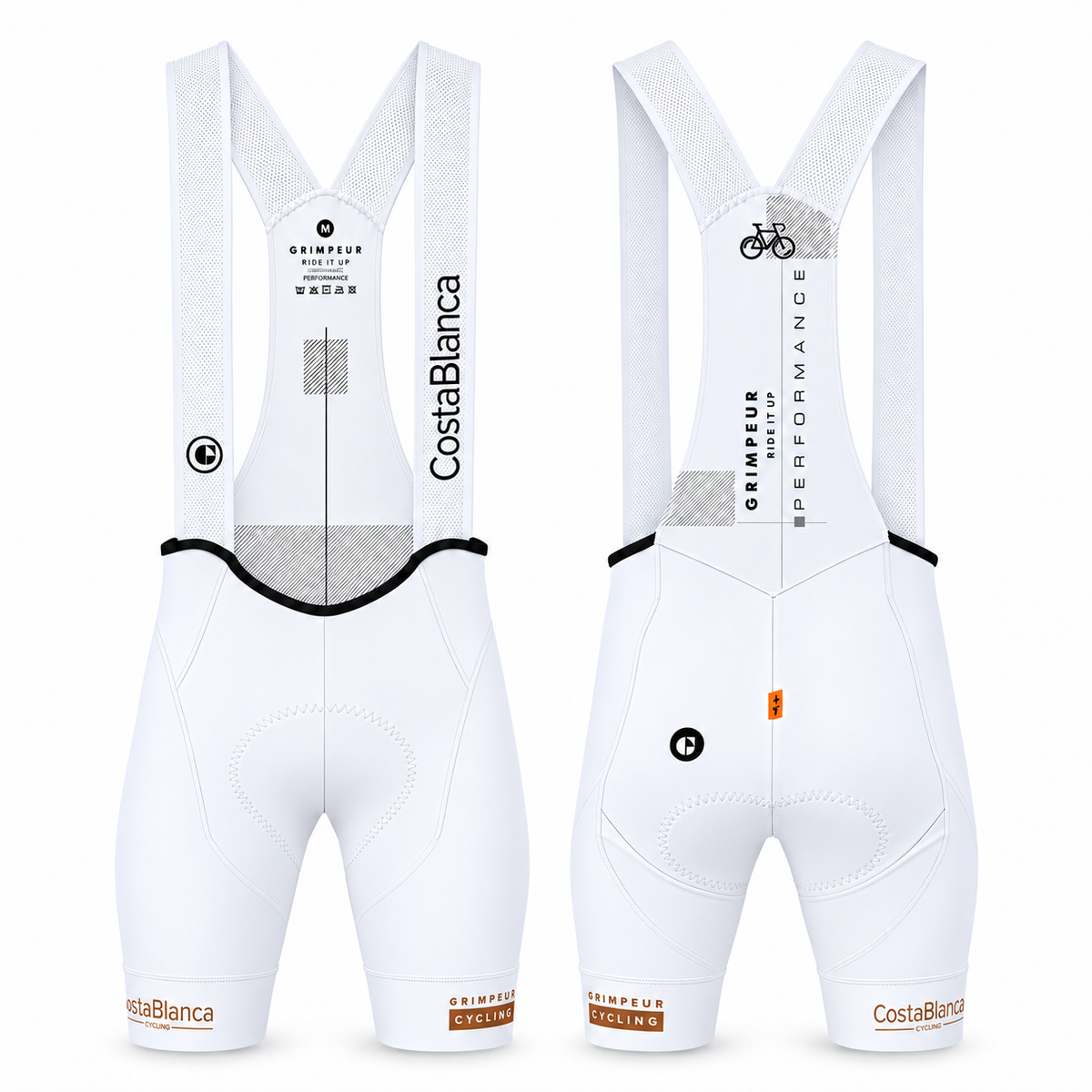 Men's Performance bib shorts Costa Blanca Cycling